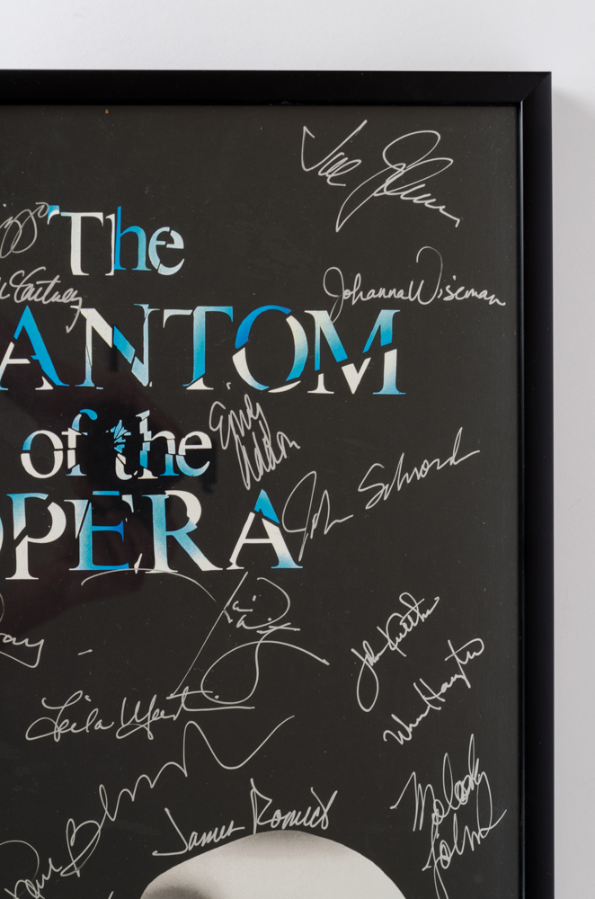 "Phantom Of The Opera" Autographed  Cast Poster