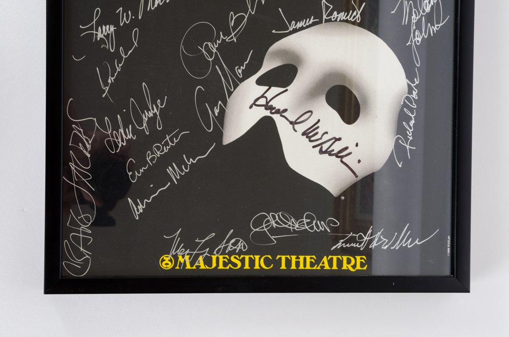 "Phantom Of The Opera" Autographed  Cast Poster