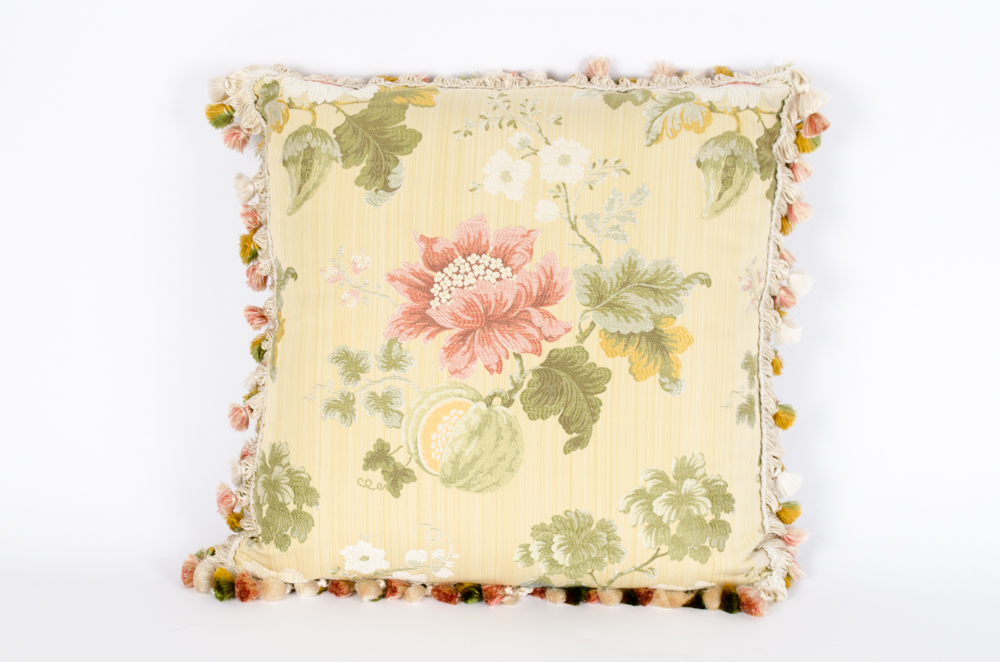 Pair Of Scalamandre Floral Pillows