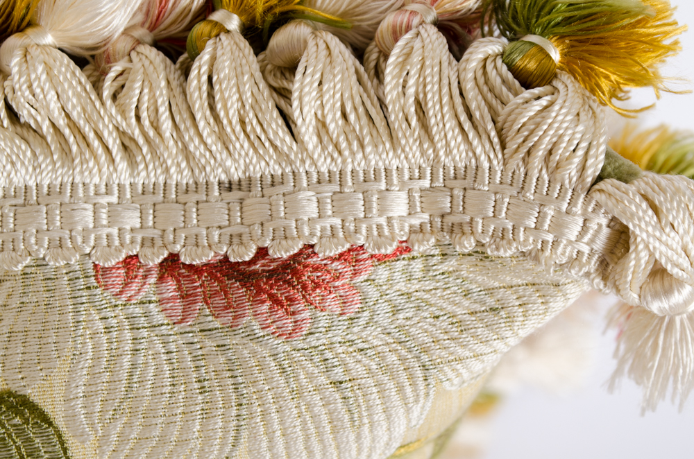 Pair Of Scalamandre Floral Pillows