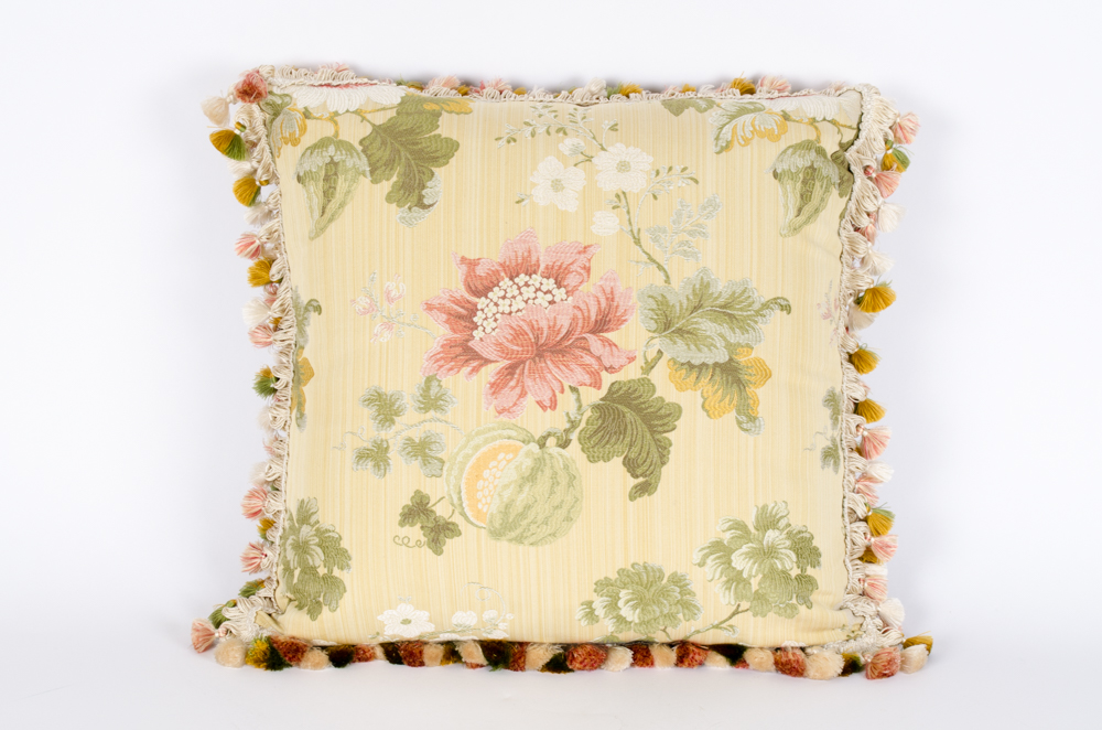 Pair Of Scalamandre Floral Pillows