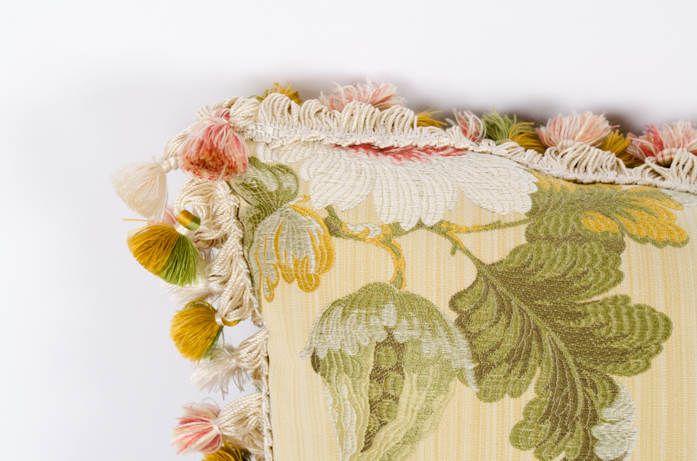 Pair Of Scalamandre Floral Pillows