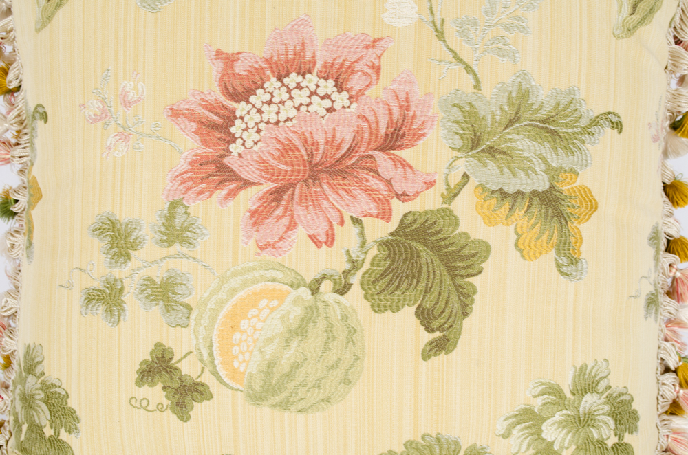 Pair Of Scalamandre Floral Pillows