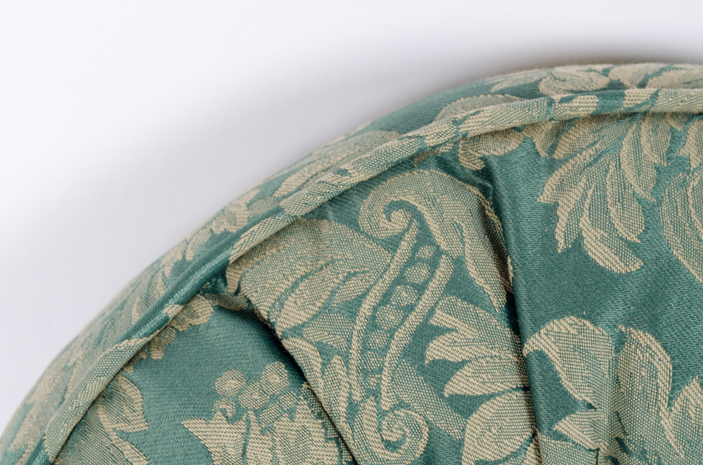 Group Of Green And Ivory Pillows