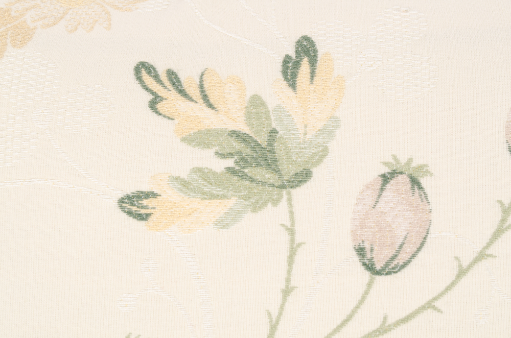 Group Of Green And Ivory Pillows