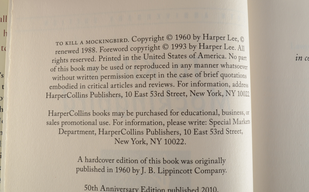 "To Kill A Mockingbird" 50th Anniversary Edition Signed by Mary Badham