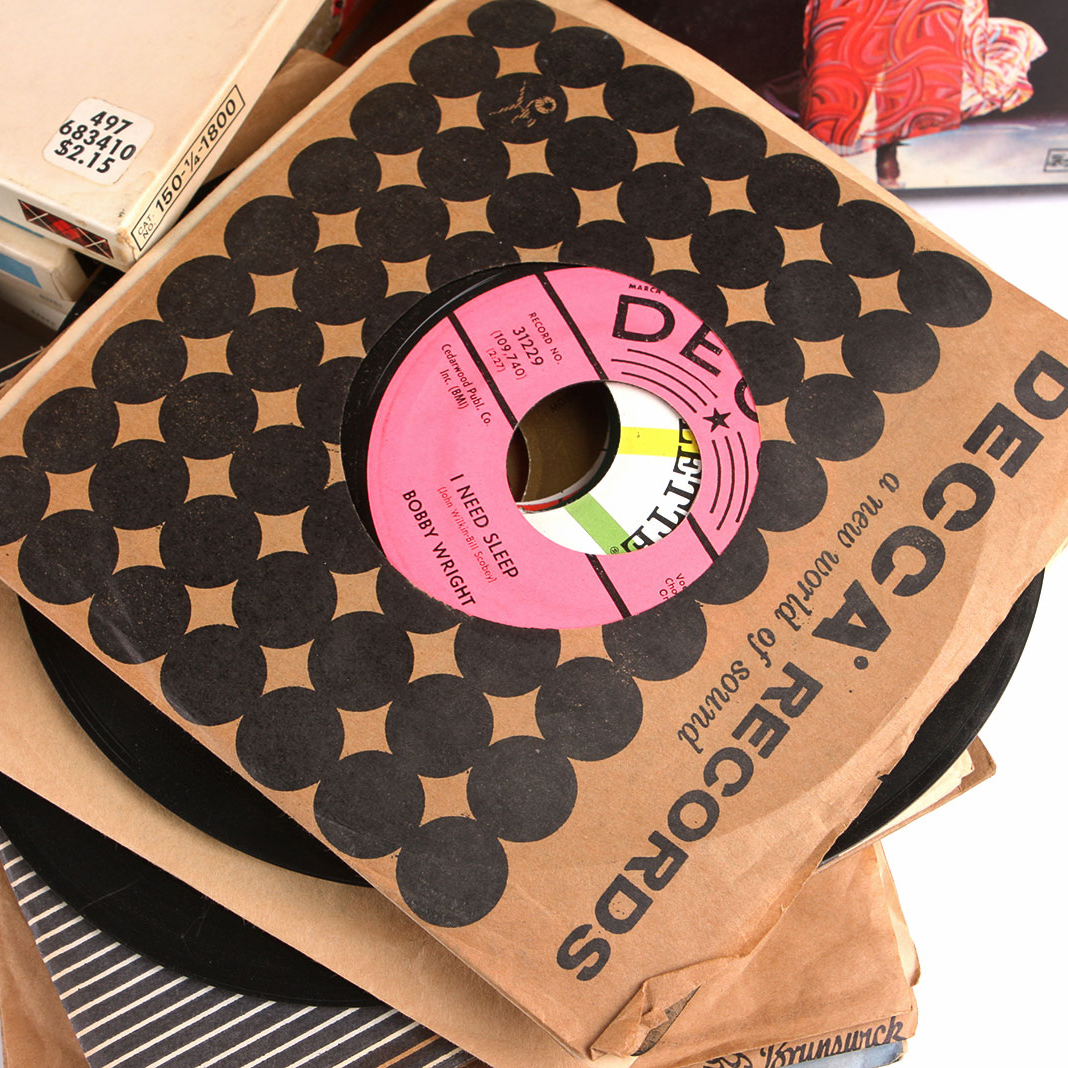 Vintage Reel-To-Reel Collection and Pop Music 45's
