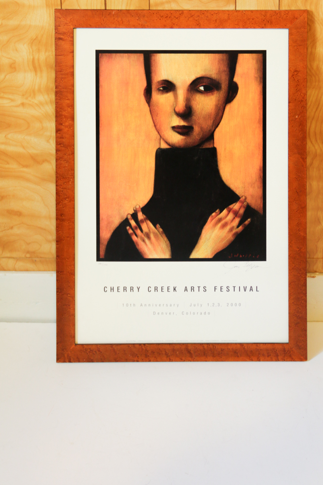 Variety of Framed Western Art