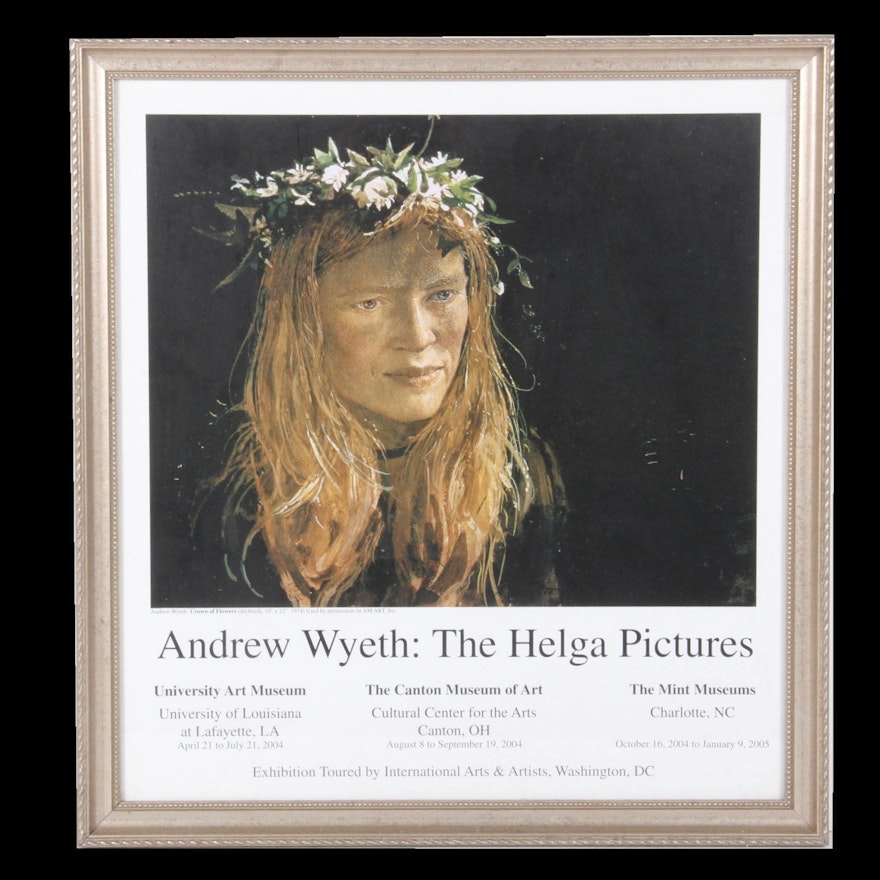 Andrew Wyeththe Helga Pictures Exhibition Poster Ebth