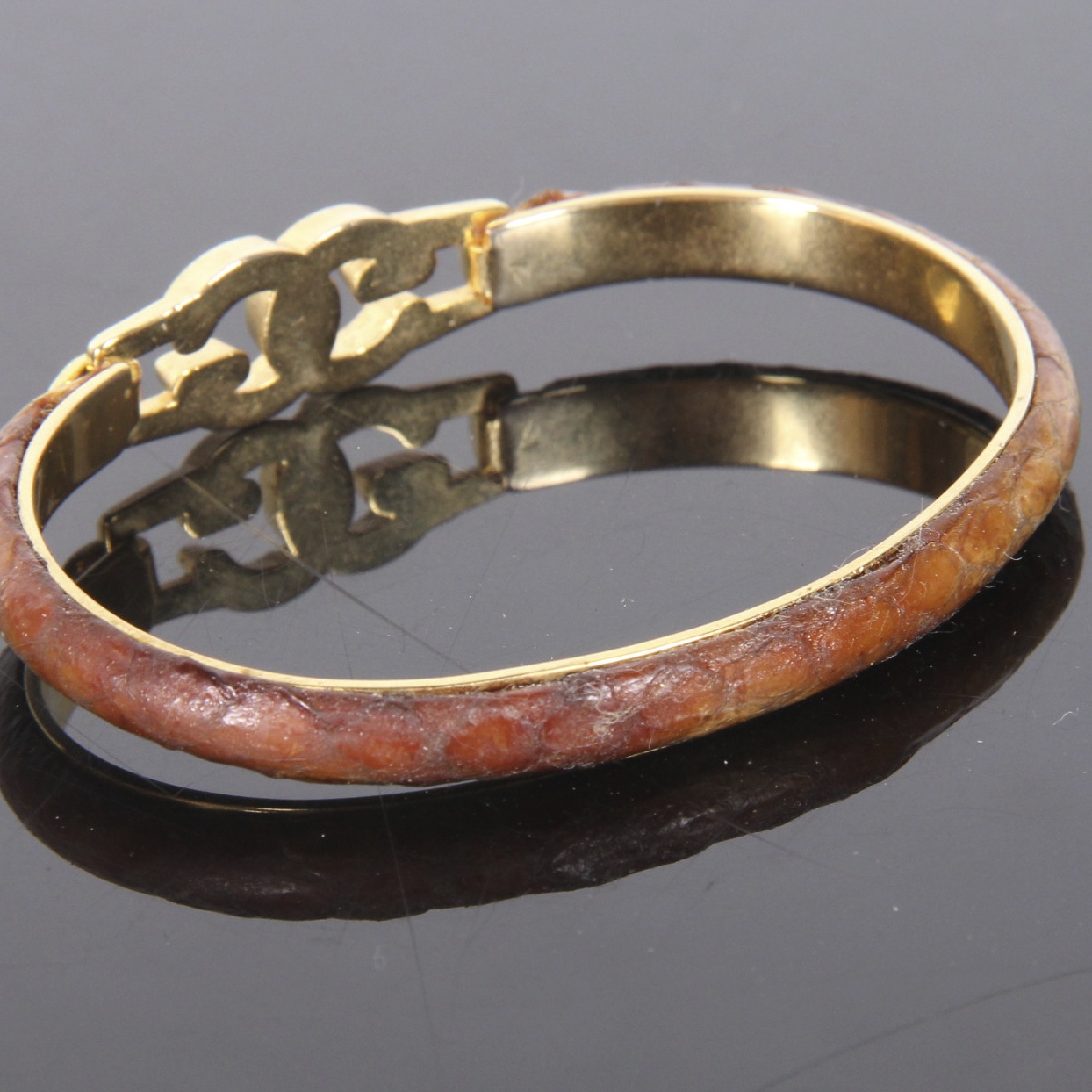 Gucci 24K Gold Plated Cuff Bracelet