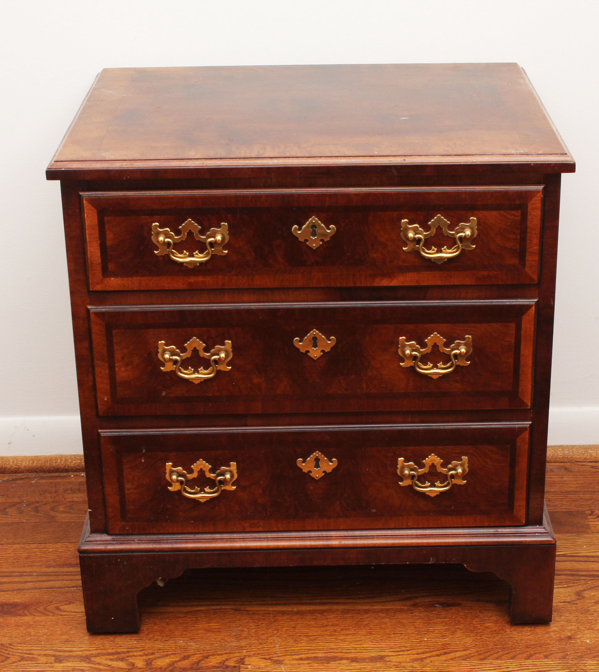 Vintage Henredon Three Drawer Nightstand
