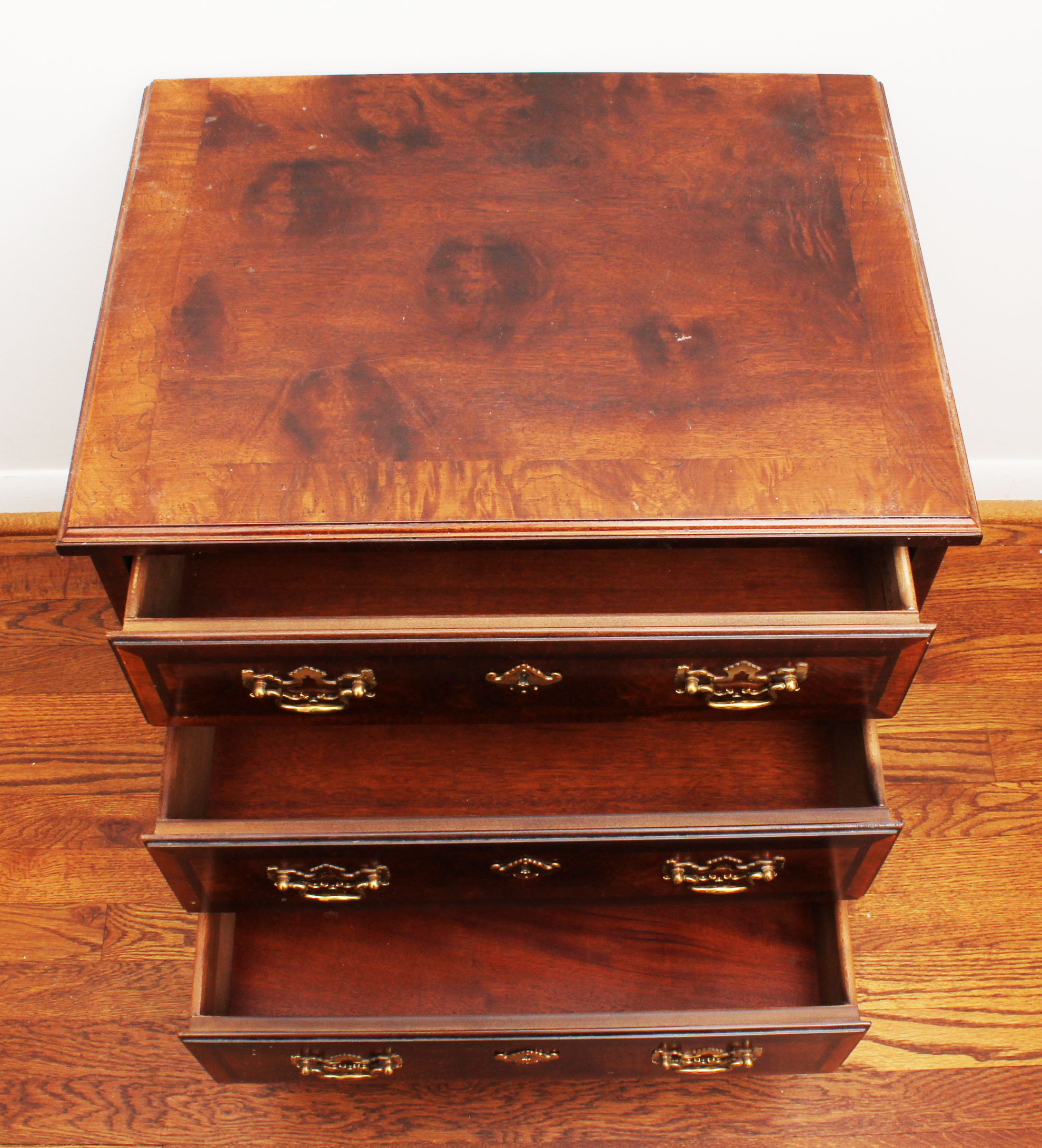 Vintage Henredon Three Drawer Nightstand