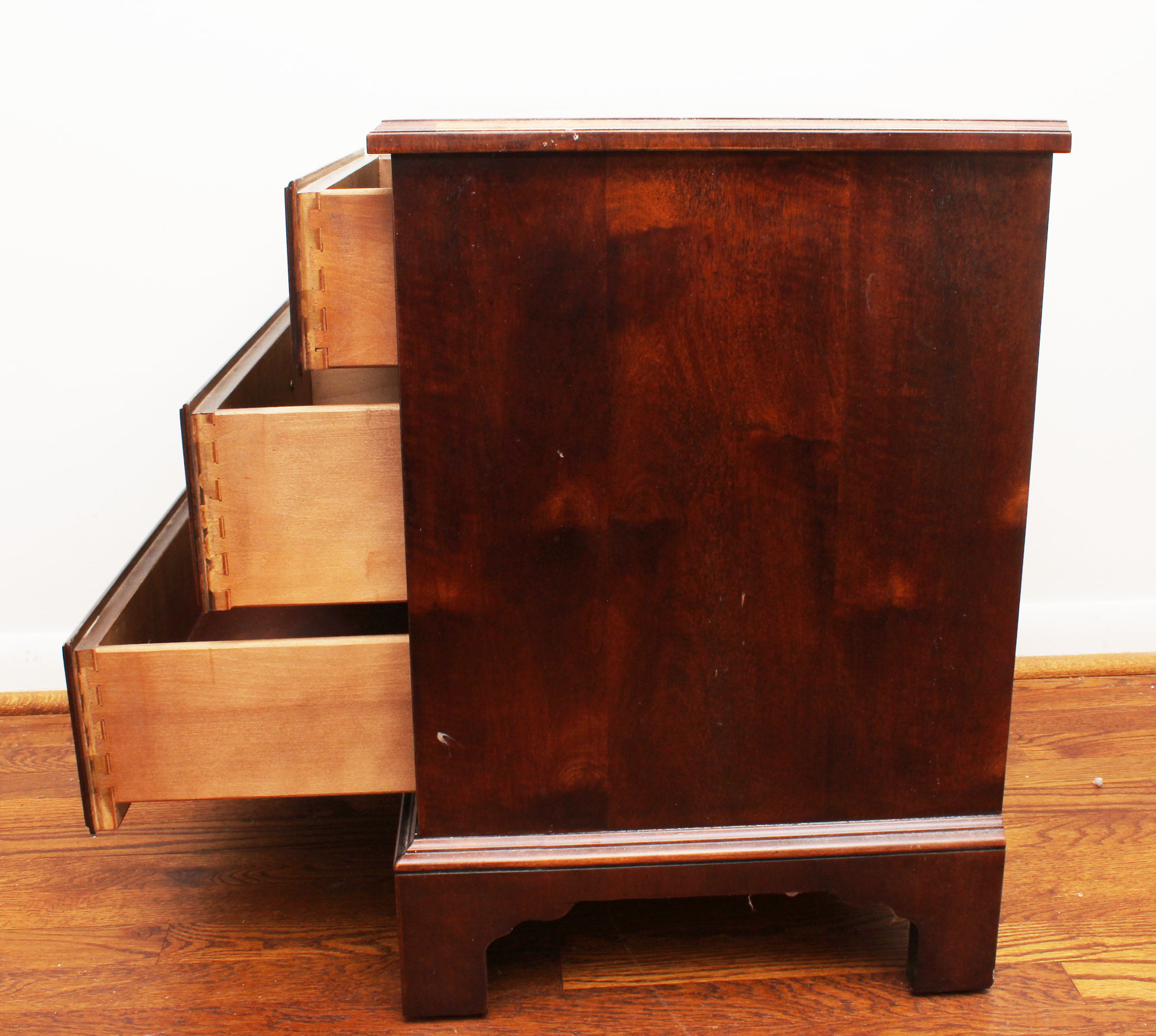 Vintage Henredon Three Drawer Nightstand