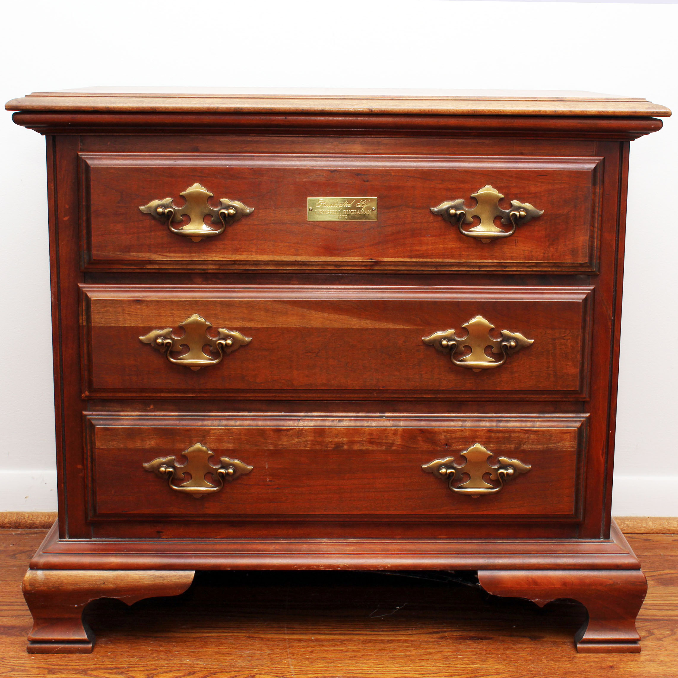 Custom Made Three Drawer Nightstand