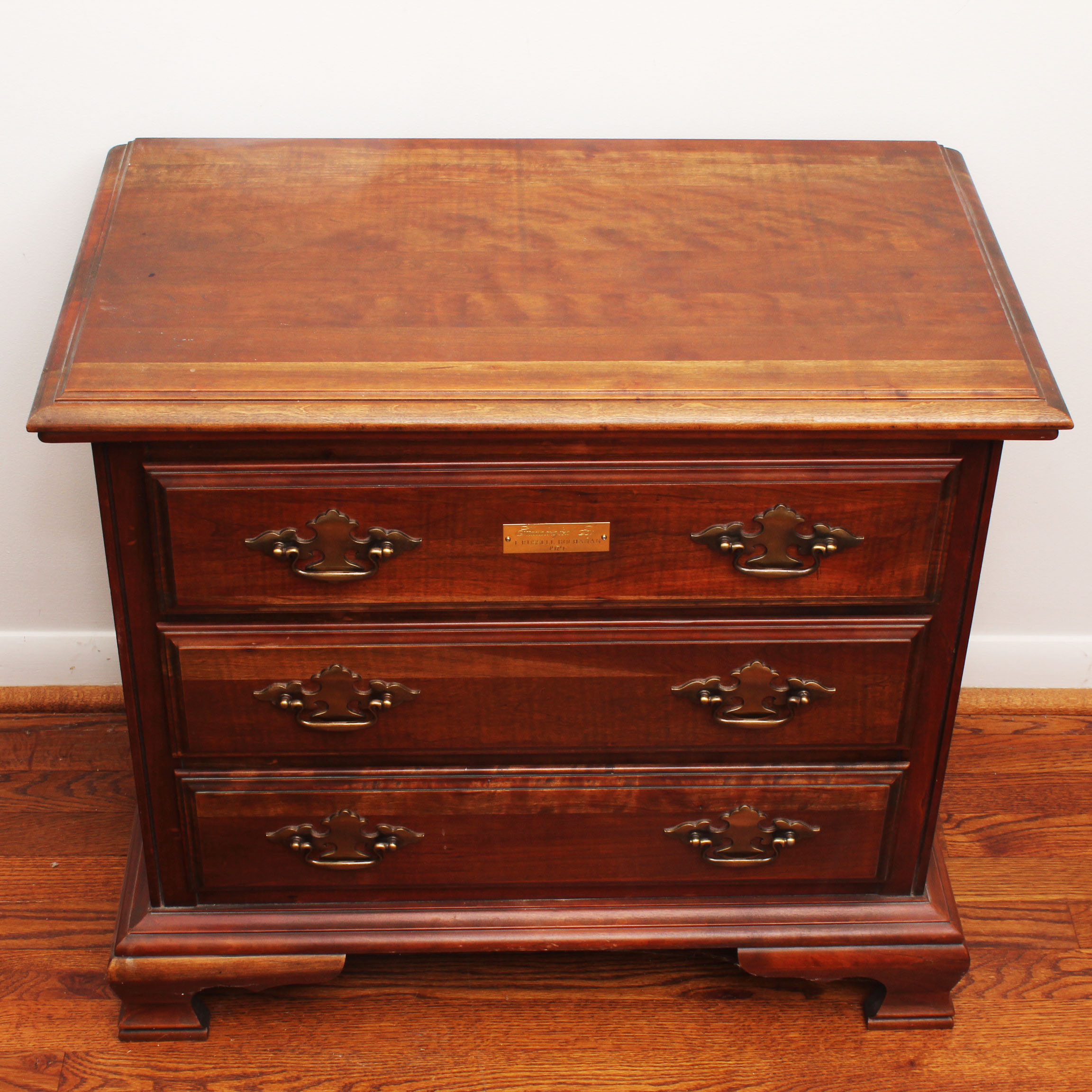 Custom Made Three Drawer Nightstand