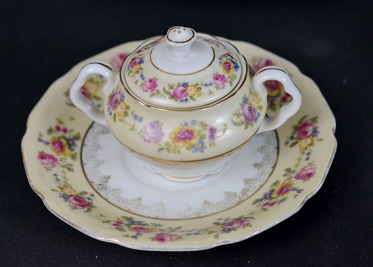 Eclectic Selection of Teacups and Saucers