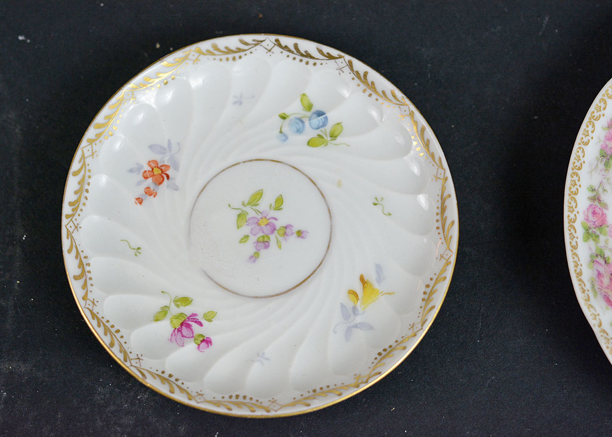 Eclectic Selection of Teacups and Saucers