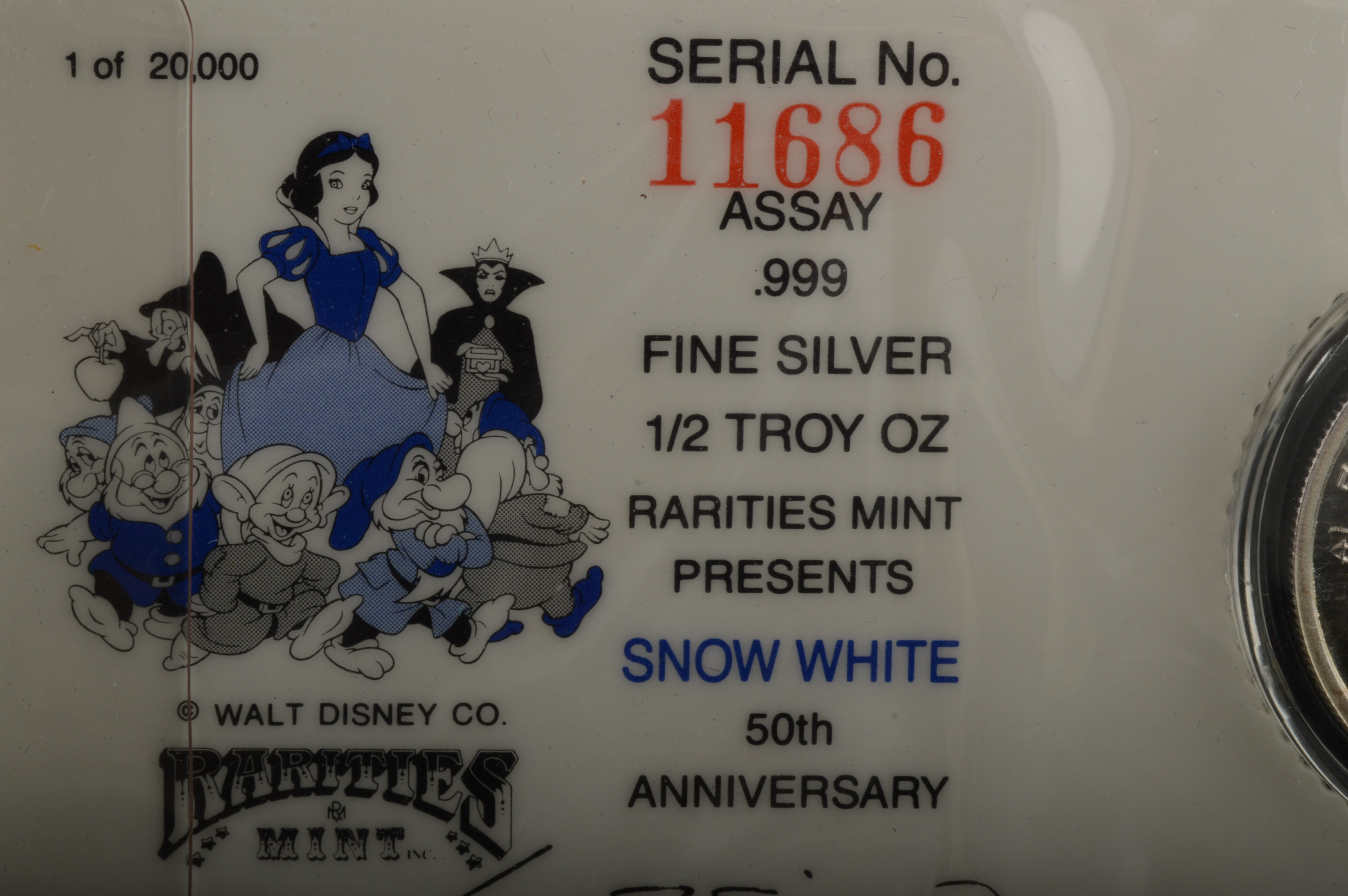 Rarities Mint Collecitble Disney Coins