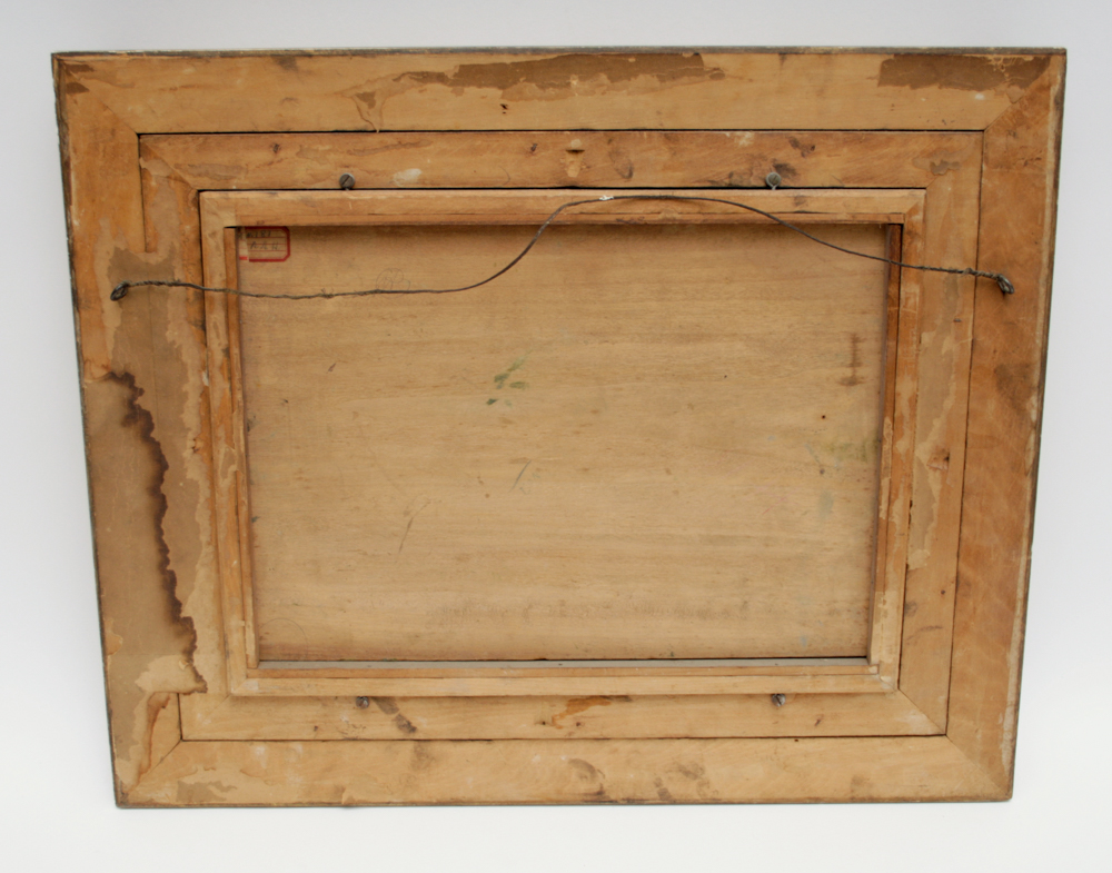 Georgio Belloni (1861-1944) Plein Air Mountain Landscape Painting