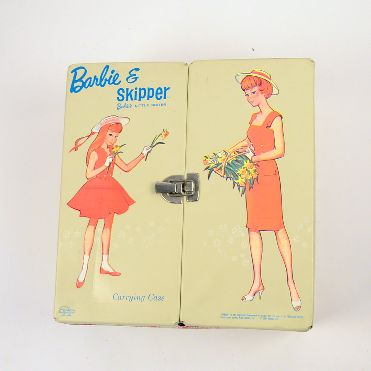 Barbie, Ken, and Skipper Dolls with Cases