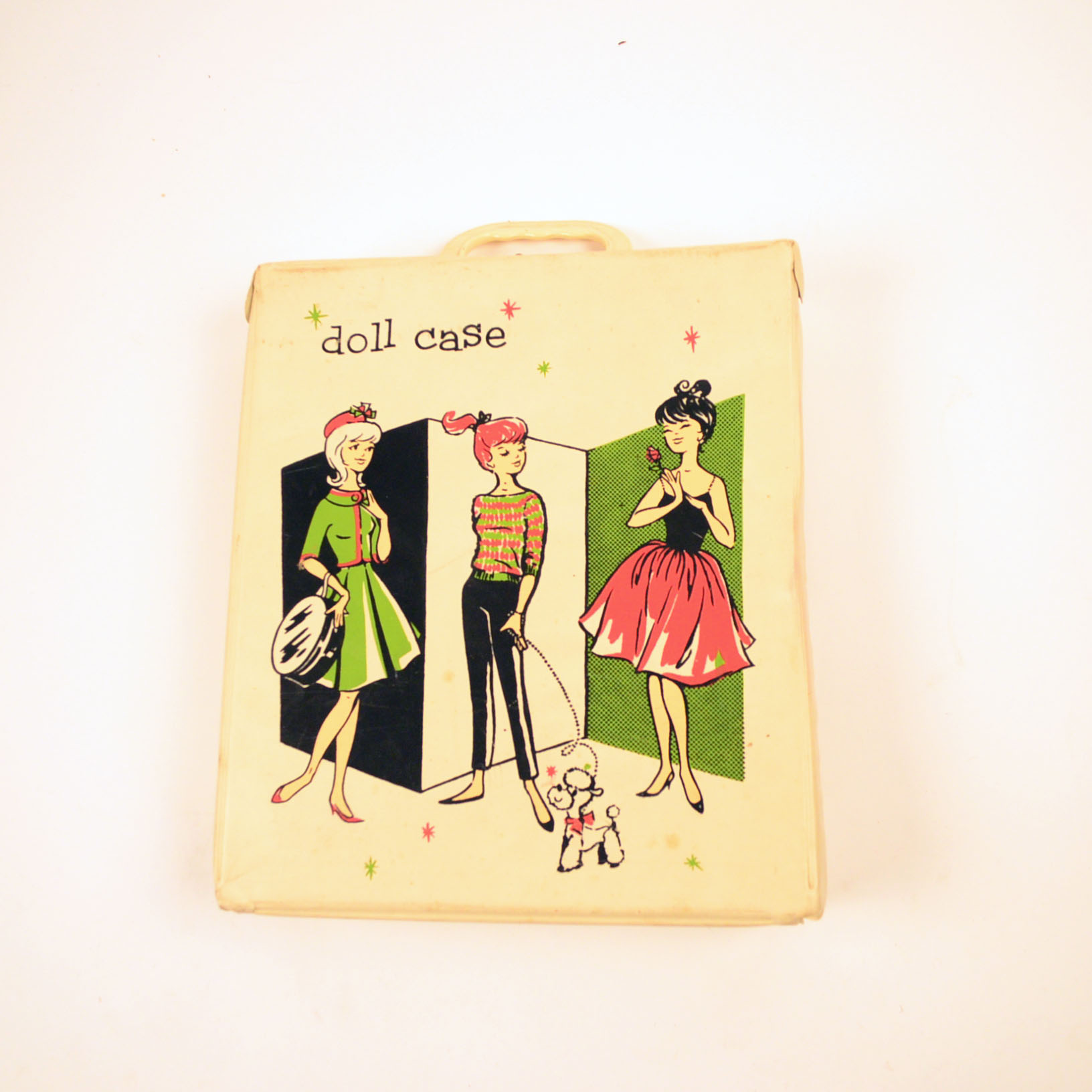 Barbie, Ken, and Skipper Dolls with Cases