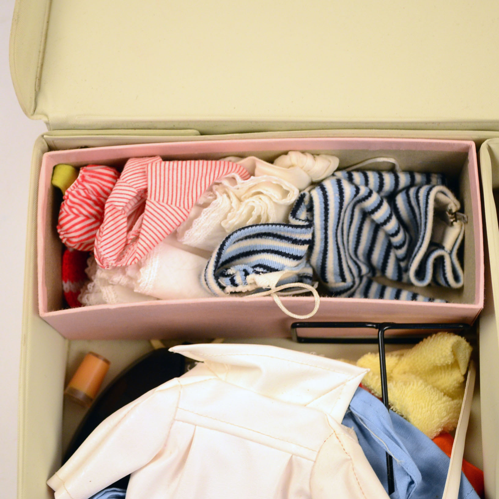 Barbie, Ken, and Skipper Dolls with Cases