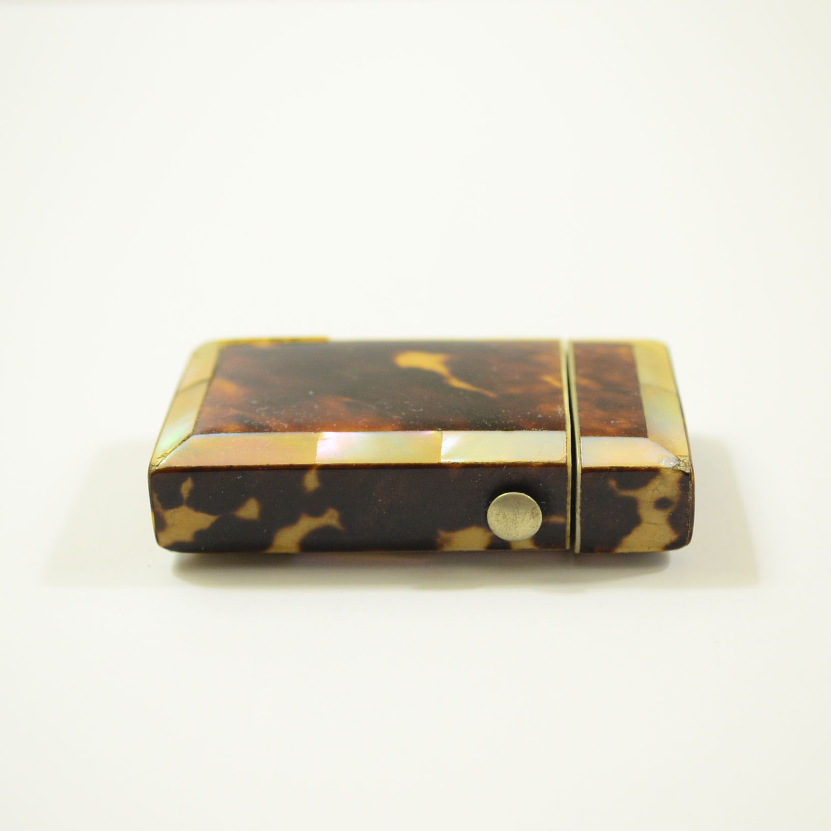 Tortoise Shell, Mother of Pearl and Ivory Matchbox