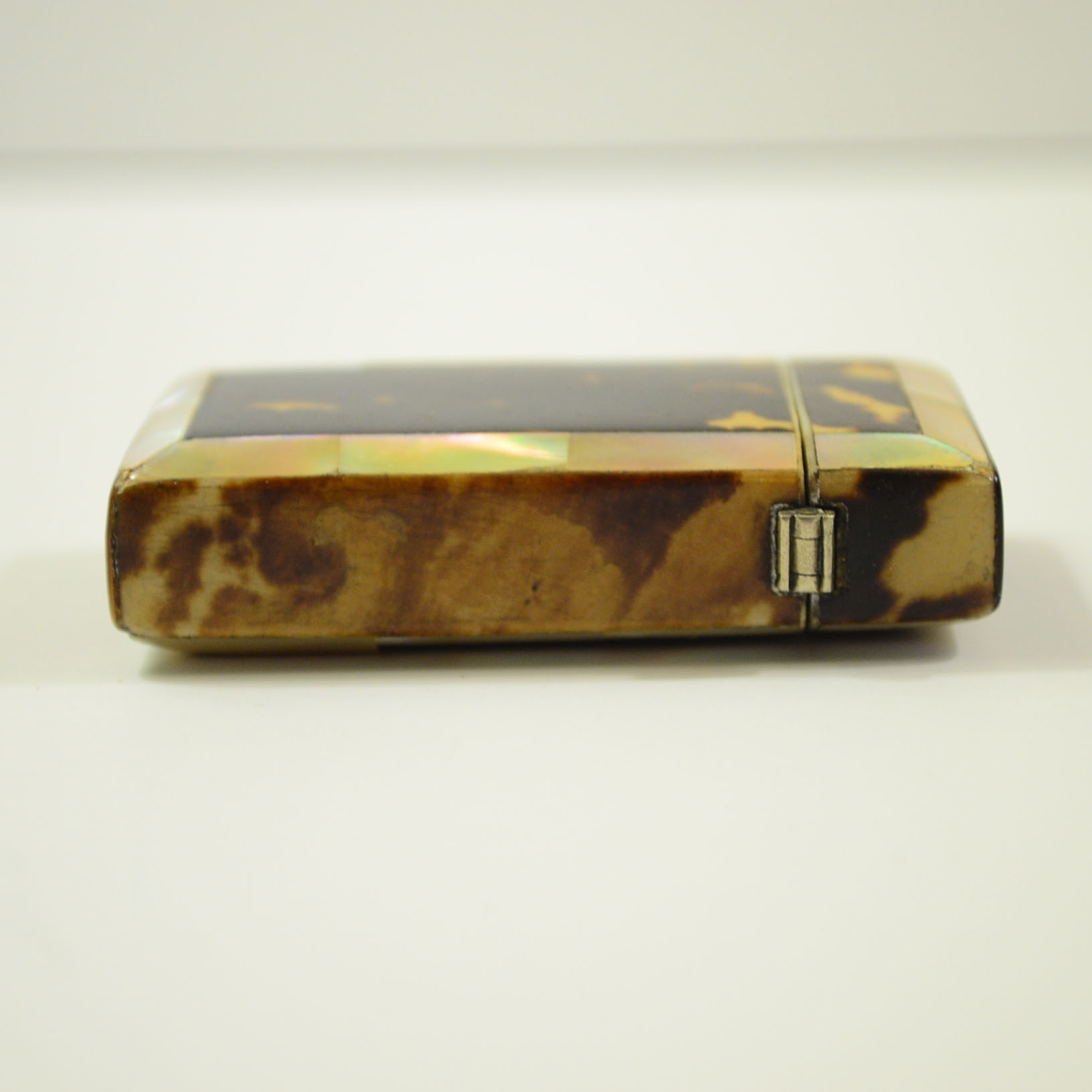 Tortoise Shell, Mother of Pearl and Ivory Matchbox