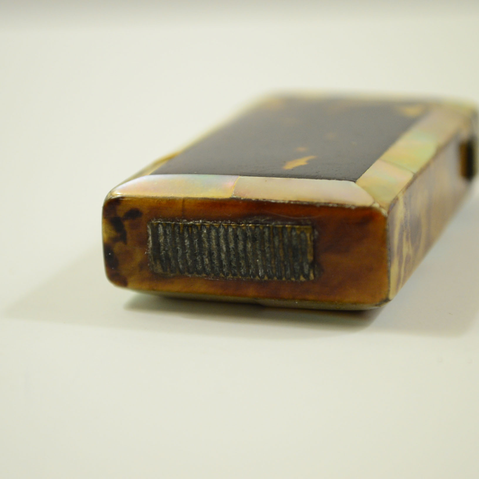 Tortoise Shell, Mother of Pearl and Ivory Matchbox