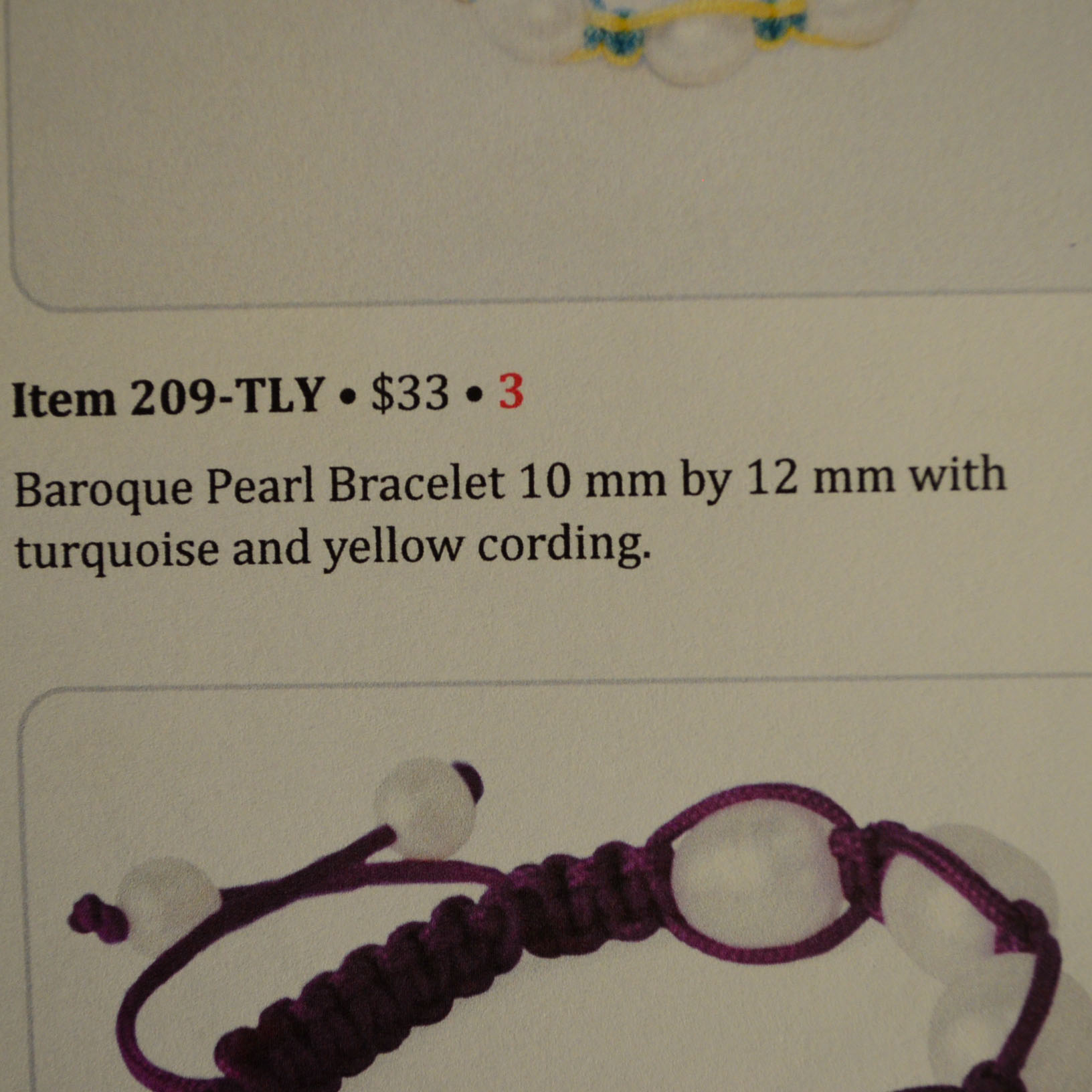 Pair of Baroque Pearl Bracelets