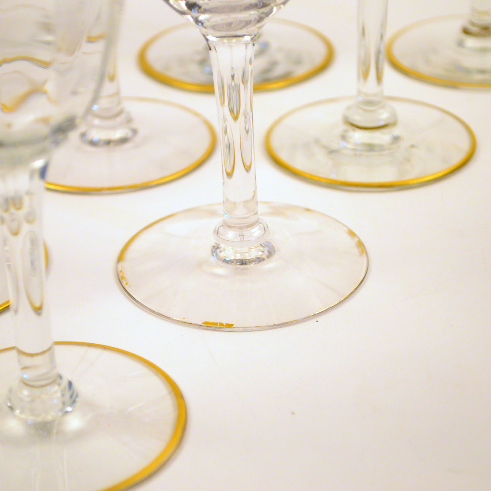 Set of Ten Wine Glasses