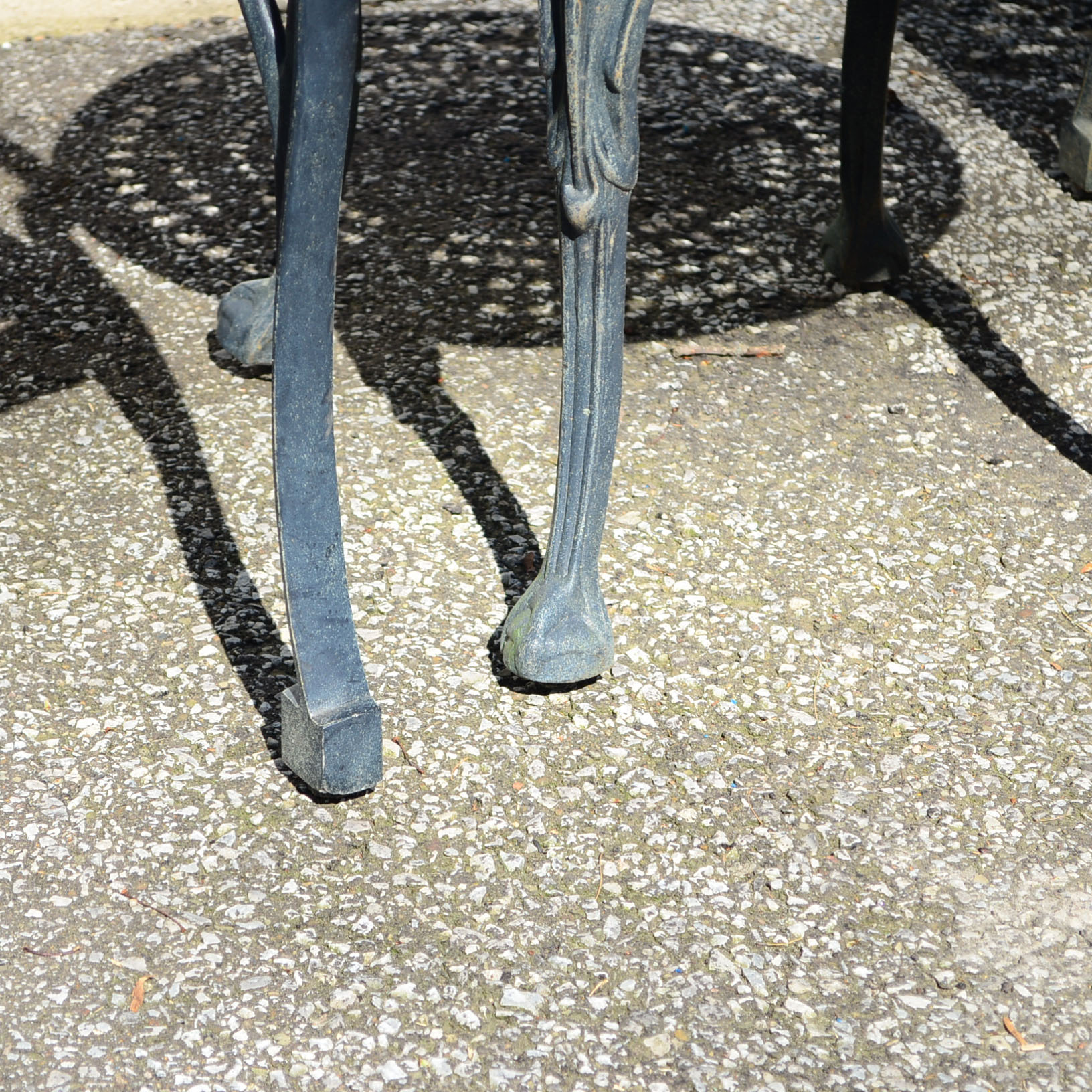 Black Metal Patio Chairs and Tables