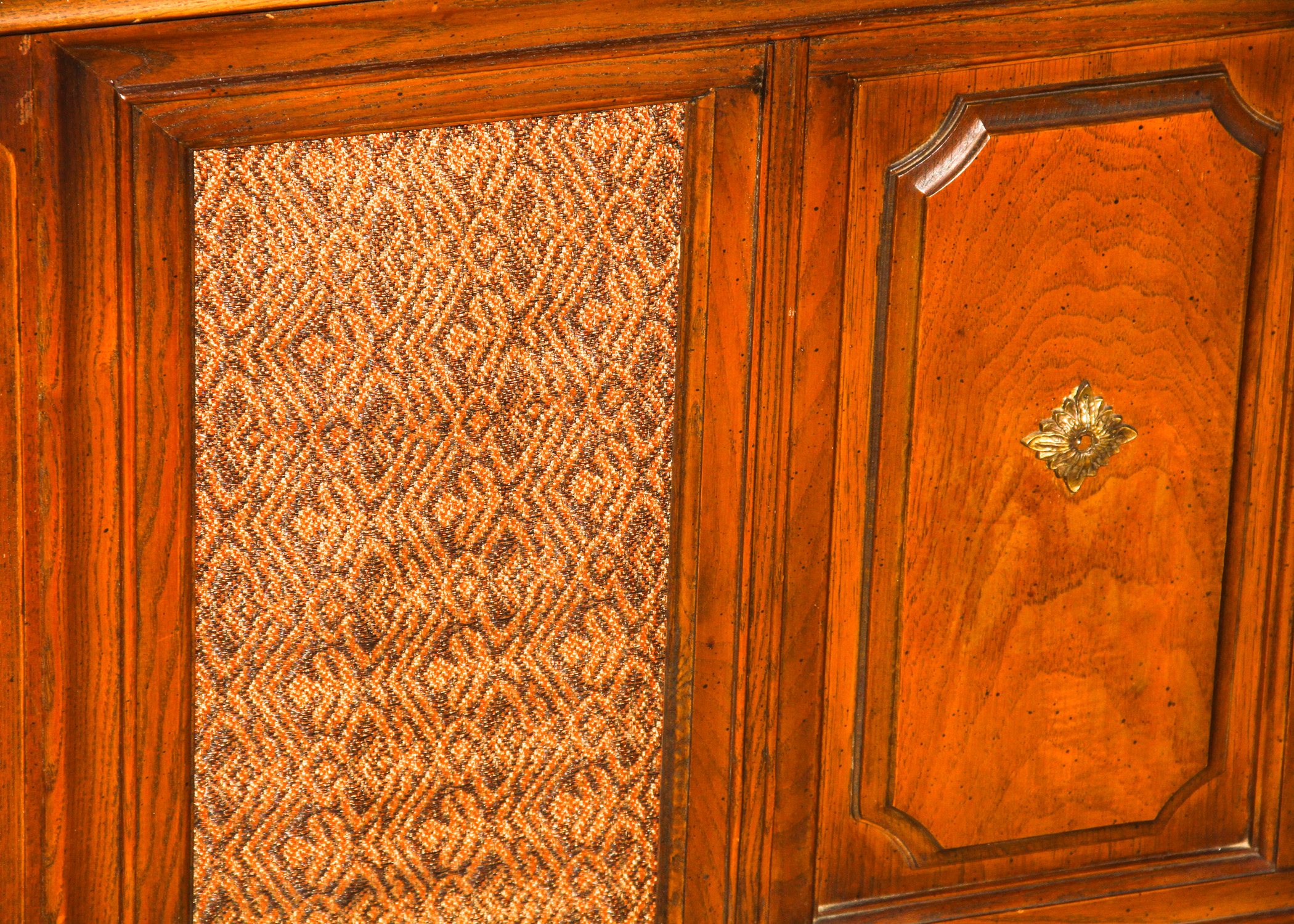 Vintage General Electric Record Console Table