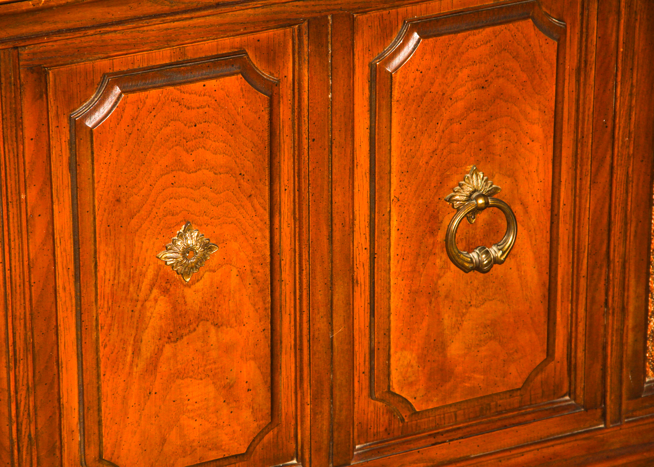 Vintage General Electric Record Console Table