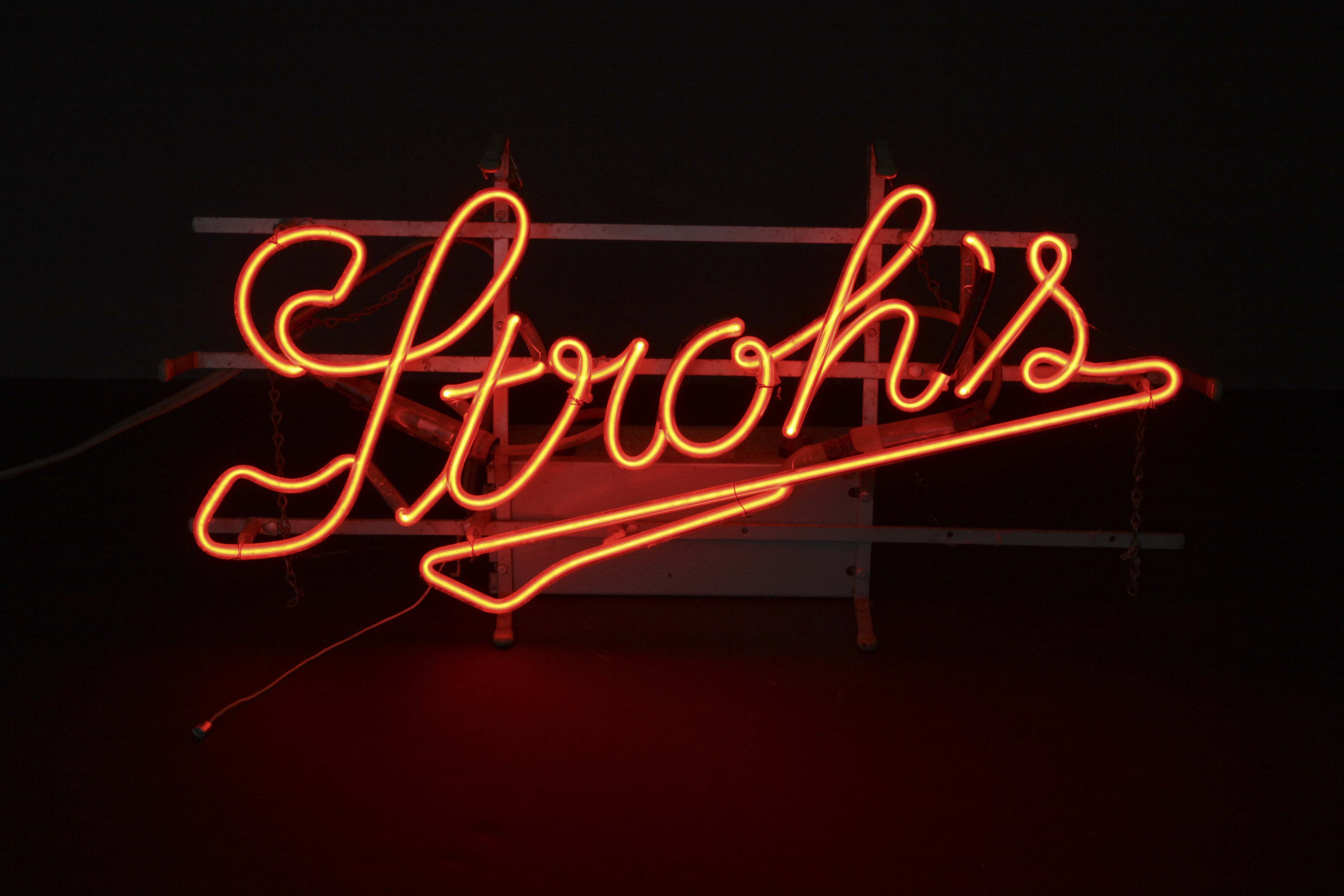 Stroh's Beer Neon Sign