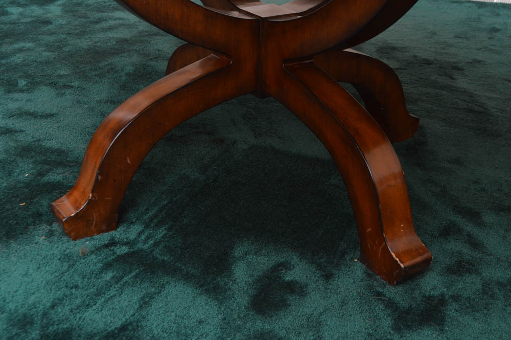 Expandable Square Pedestal Dining Table