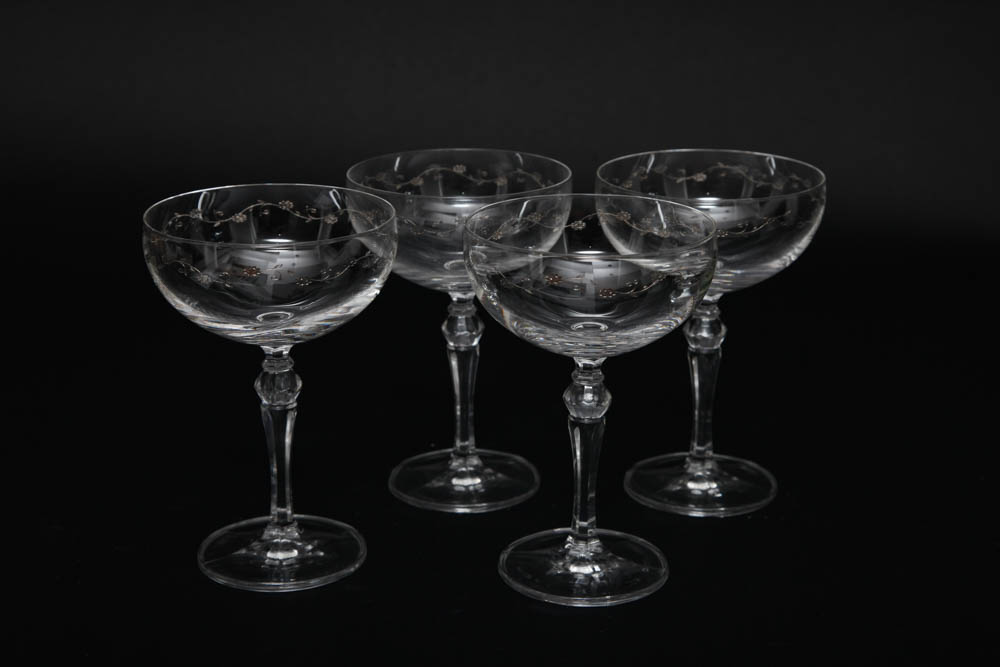 Set of Champagne Glasses