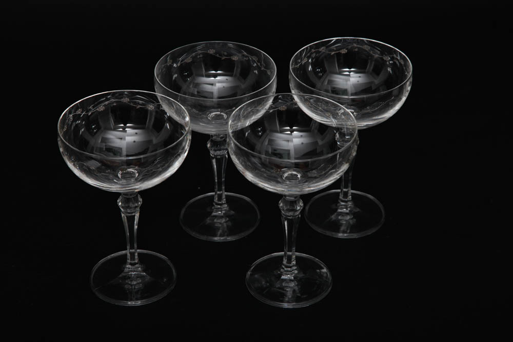 Set of Champagne Glasses