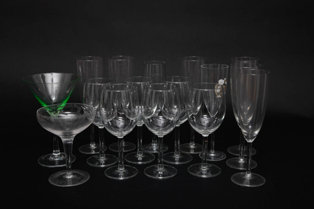 Assortment of Glassware