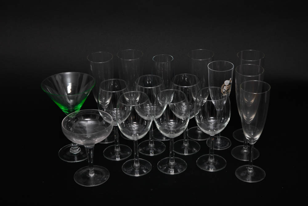 Assortment of Glassware