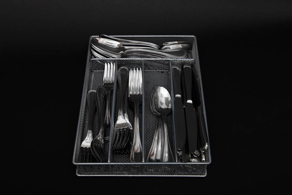 Set of Stainless Steel Flatware