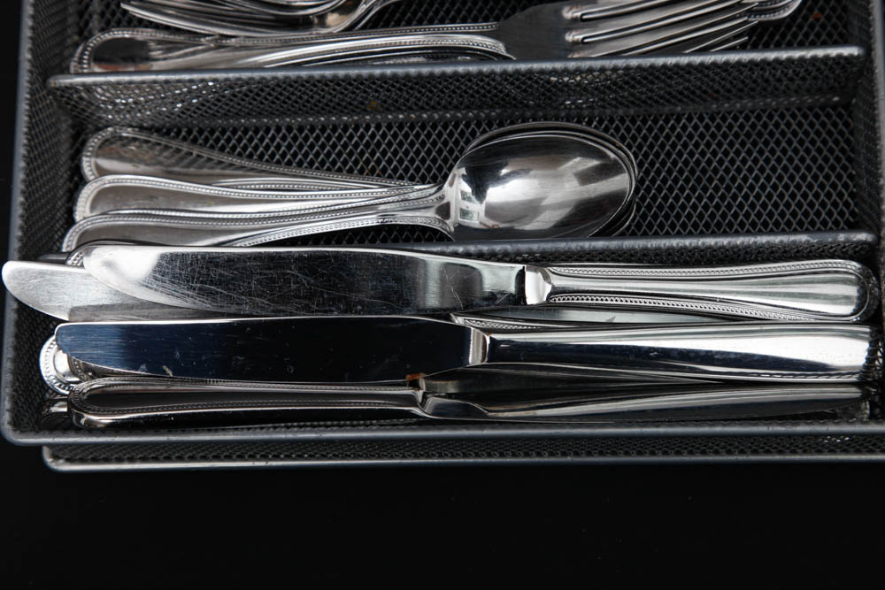 Set of Stainless Steel Flatware