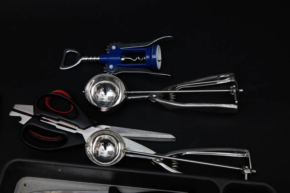 Assortment of Kitchen Utensils