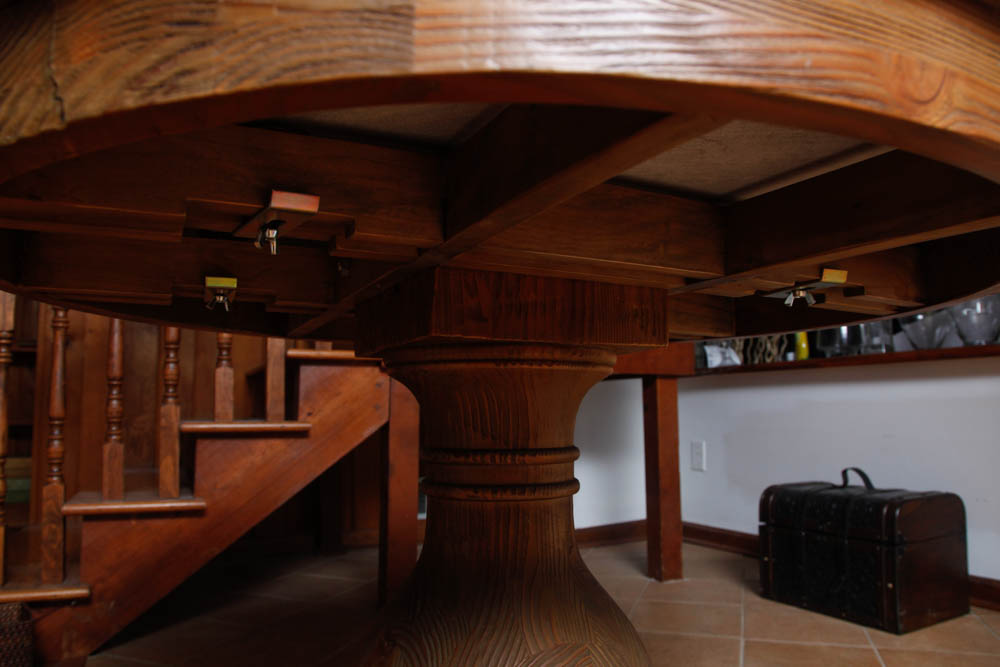 Marble Top Mahogany Table