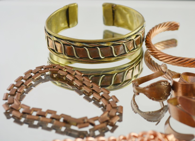 Copper Bracelets and Rings