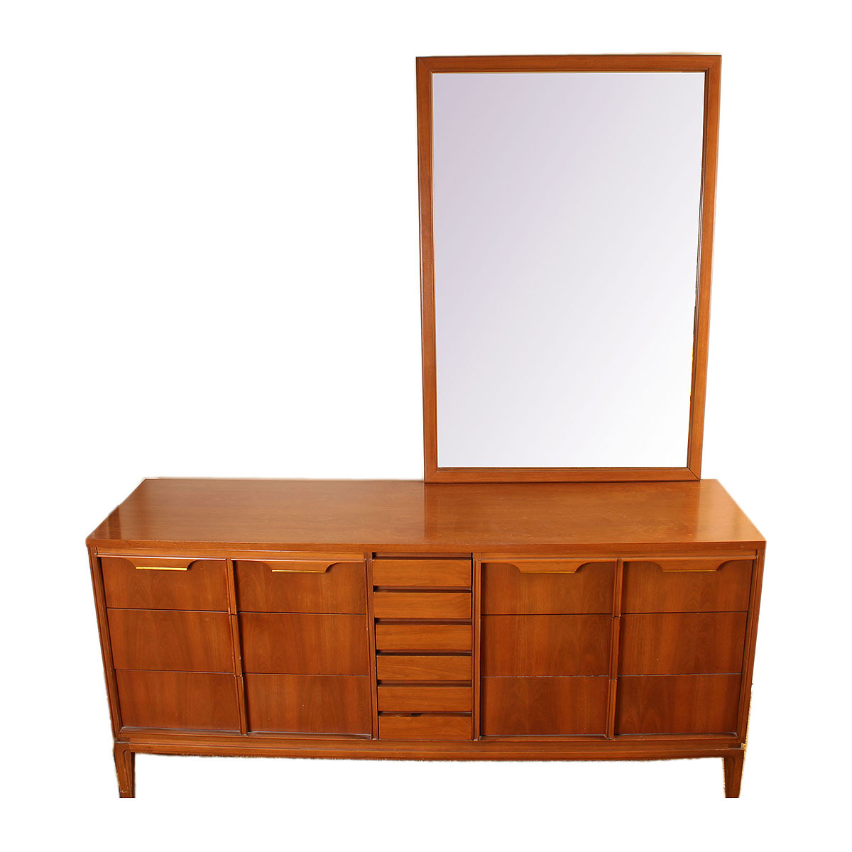 Mid Century Modern Chest of Drawers with Mirror