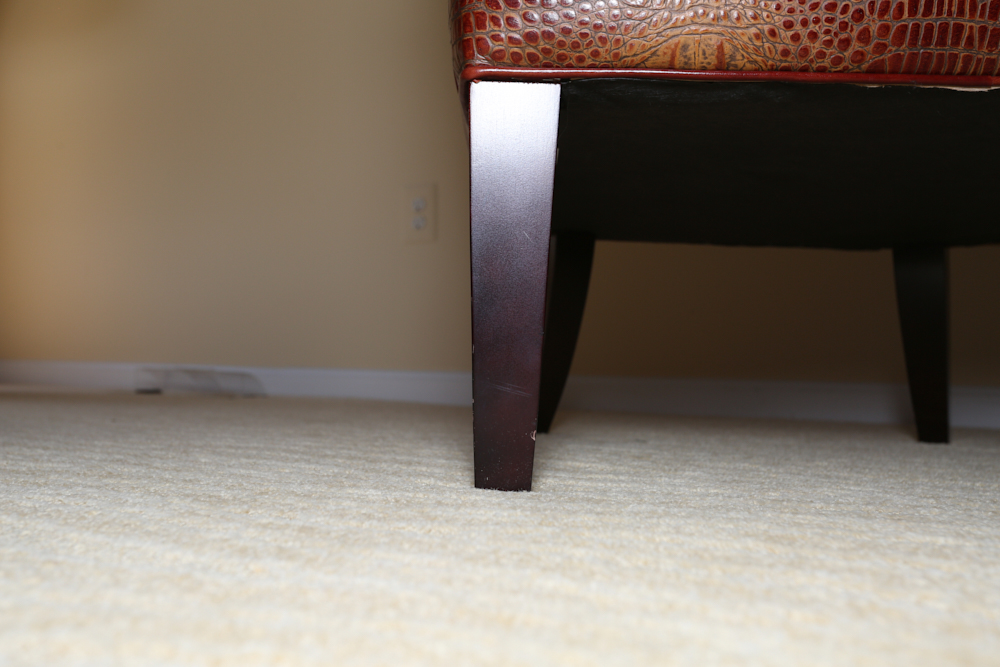 Genuine Alligator Leather Wing Back Chair