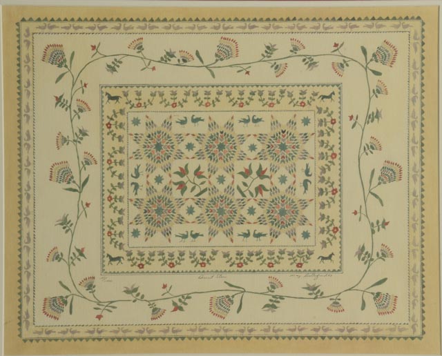 Mary Rutherford Signed LE Offset Lithograph "Desert Star"