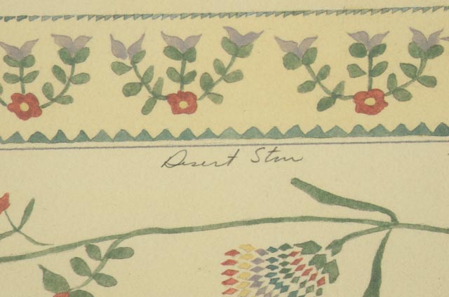 Mary Rutherford Signed LE Offset Lithograph "Desert Star"