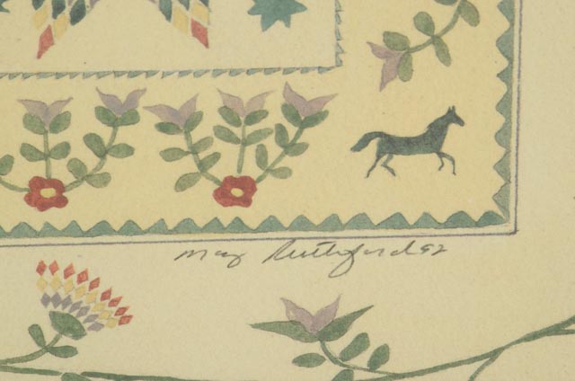 Mary Rutherford Signed LE Offset Lithograph "Desert Star"